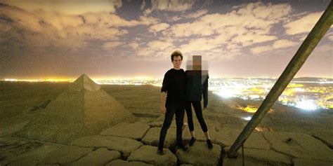 couple fuck on great pyramid|Outrage over explicit video shot at Great Pyramid